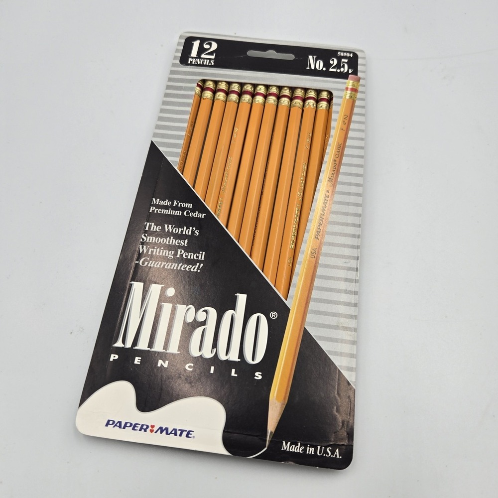 New‎ Mirado Pencils Premium Cedar #2.5 278822 NOS 2003 Paper Mate Lot USA 12pc